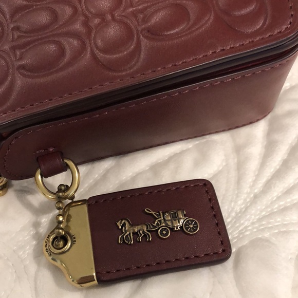 Coach 1941 Dinky Signature Embossed Leather Bag - Picture 3 of 11